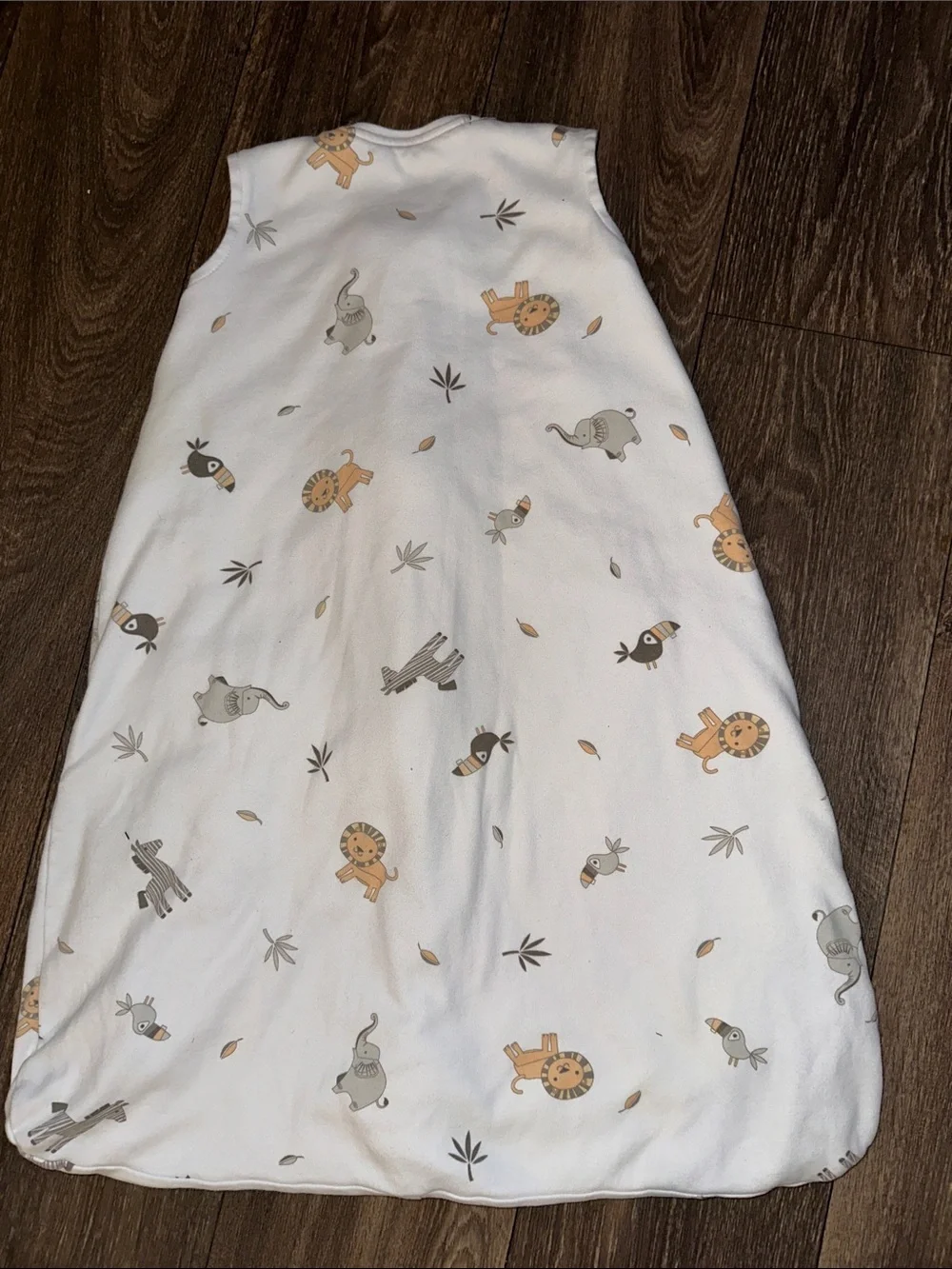 Baby Merlins Magic Dream Sack White Animal Print Sleep Sack